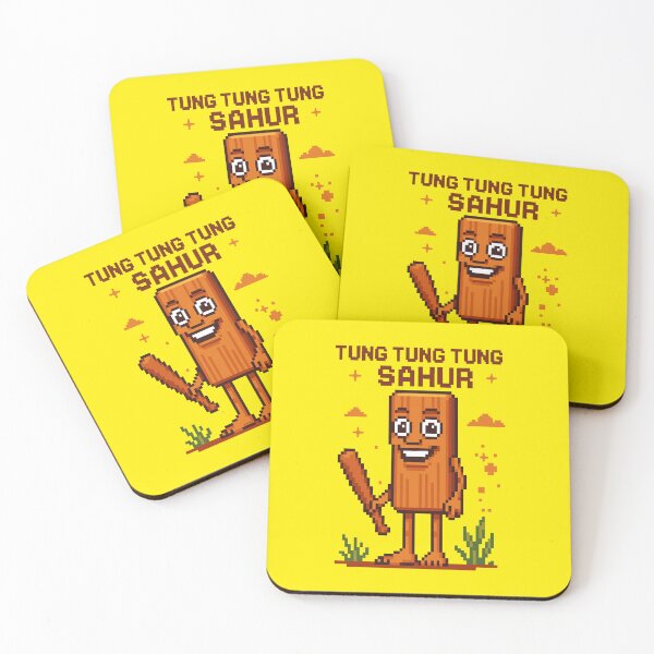 Item preview, Tung Tung Tung Sahur Italian Brainrot Memes Pixel designed and sold by Sitchko.