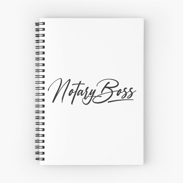 Item preview, Notary Boss – Classic Script Design | Elegant & Professional designed and sold by NotaryLife.