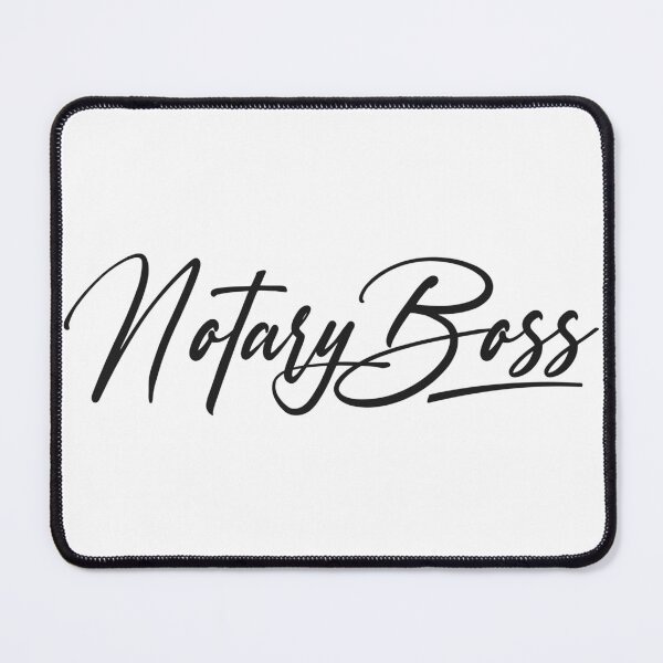 Item preview, Notary Boss – Classic Script Design | Elegant & Professional designed and sold by NotaryLife.
