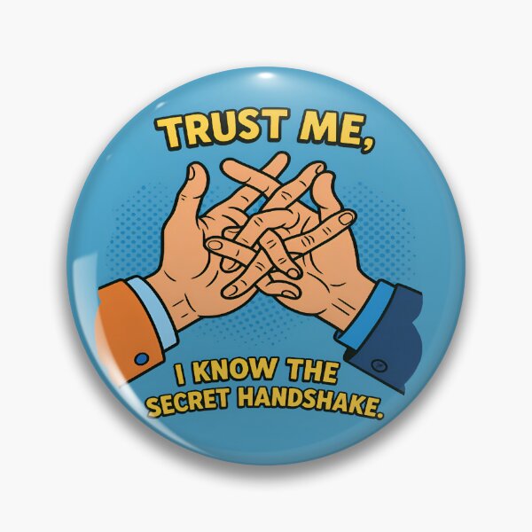 Item preview, The Secret Handshake" designed and sold by GnosisWear.