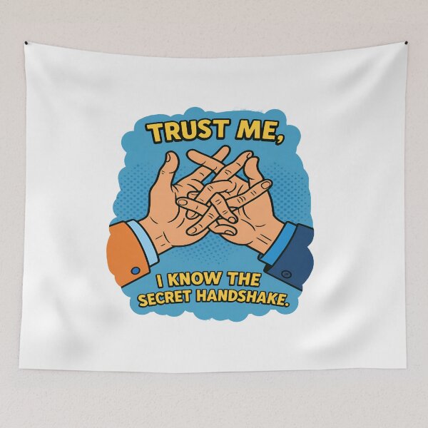 Item preview, The Secret Handshake" designed and sold by GnosisWear.