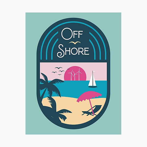Item preview, Offshore Wind Vacation designed and sold by VoltJunkies.
