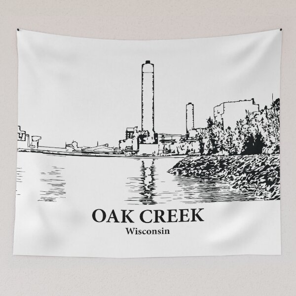 Item preview, Oak Creek - Wisconsin designed and sold by Lakeric Cityscapes.