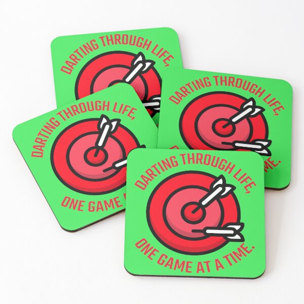 Item preview, Darting through life, one game at a time. designed and sold by Snarkers Promotions .