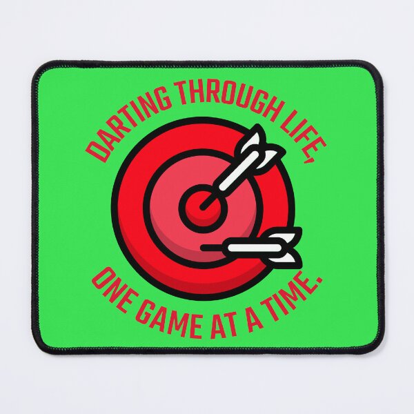 Item preview, Darting through life, one game at a time. designed and sold by Snarkers Promotions .