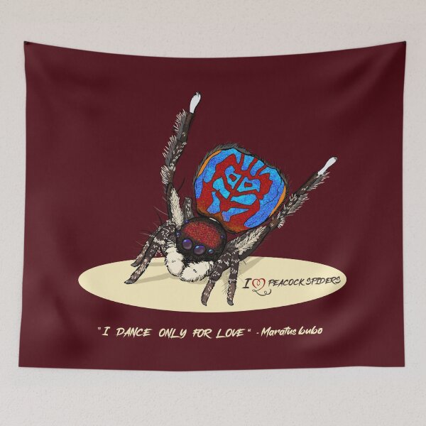 Item preview, Peacock spider designed and sold by Anna R. Carrino.
