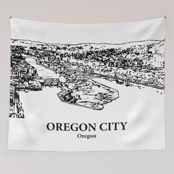 Artikelvorschau, Oregon City - Oregon entworfen und verkauft von Lakeric Cityscapes.