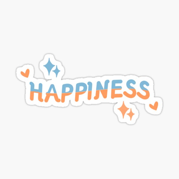 Item preview, Happiness Positive Quote | Aesthetic Colorful Joyful Design| designed and sold by Gumaga-Store.