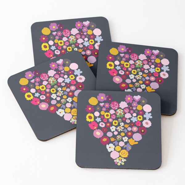 Item preview, Floral Heart of Flowers Abstract designed and sold by ellenhenry.