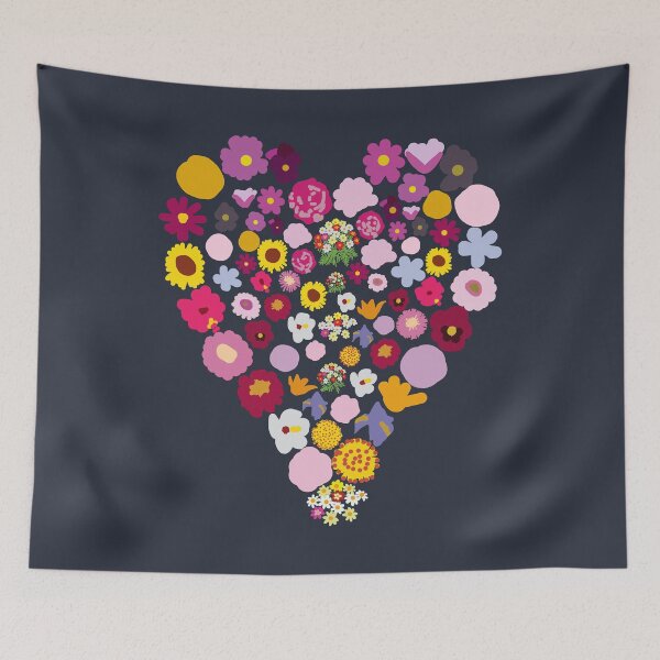 Item preview, Floral Heart of Flowers Abstract designed and sold by ellenhenry.