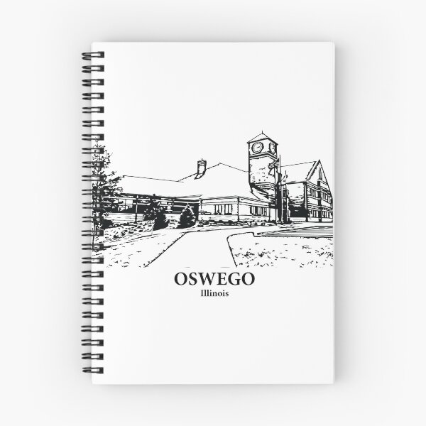 Item preview, Oswego, Illinois designed and sold by Lakeric Cityscapes.