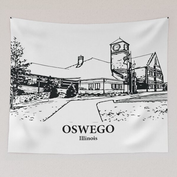 Item preview, Oswego - Illinois designed and sold by Lakeric Cityscapes.