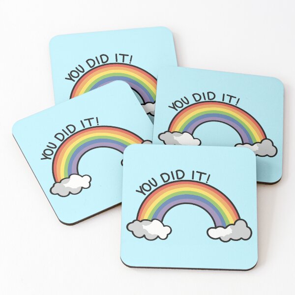 Item preview, You Did It Rainbow designed and sold by FrogArtShop.