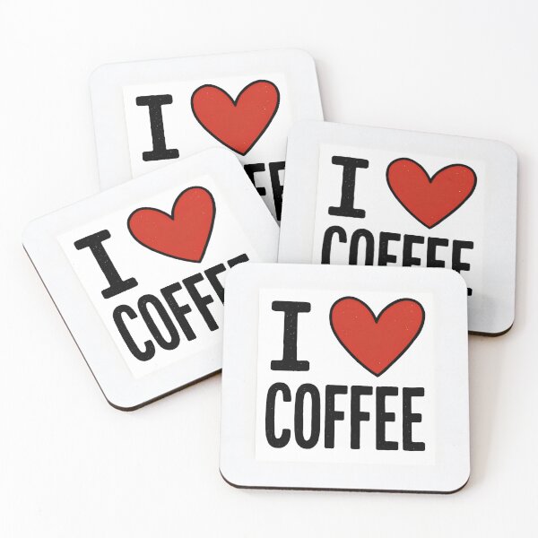 Item preview, Bold I Love Coffee Quote Design designed and sold by Amr Siam.