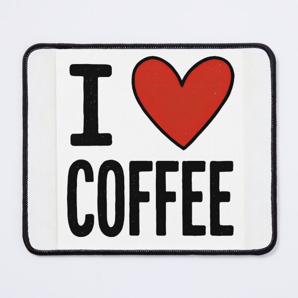 Item preview, Bold I Love Coffee Quote Design designed and sold by Amr Siam.
