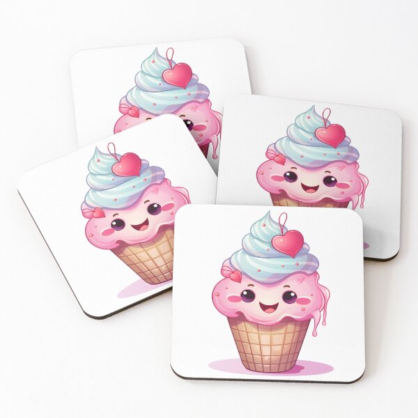 Item preview, Cute Ice Cream With A Waffle Cone designed and sold by MarigoldandLily.