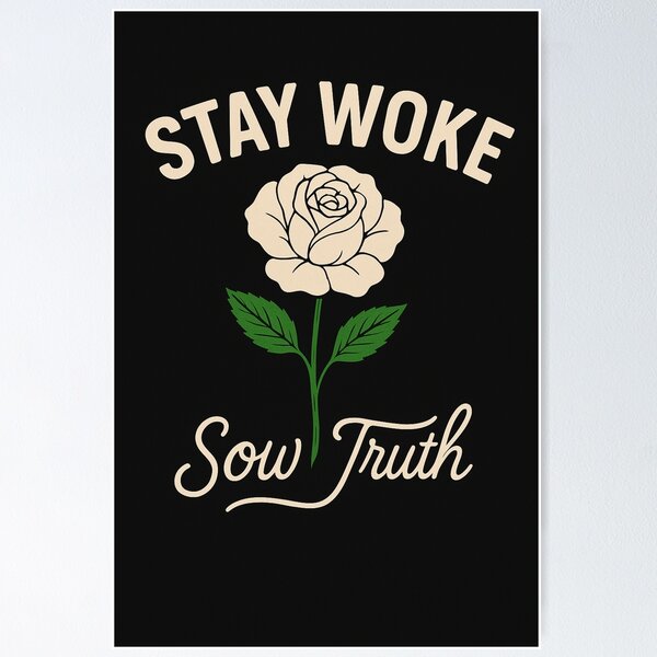 Item preview, Stay Woke. Sow Truth. designed and sold by Content by Steph.