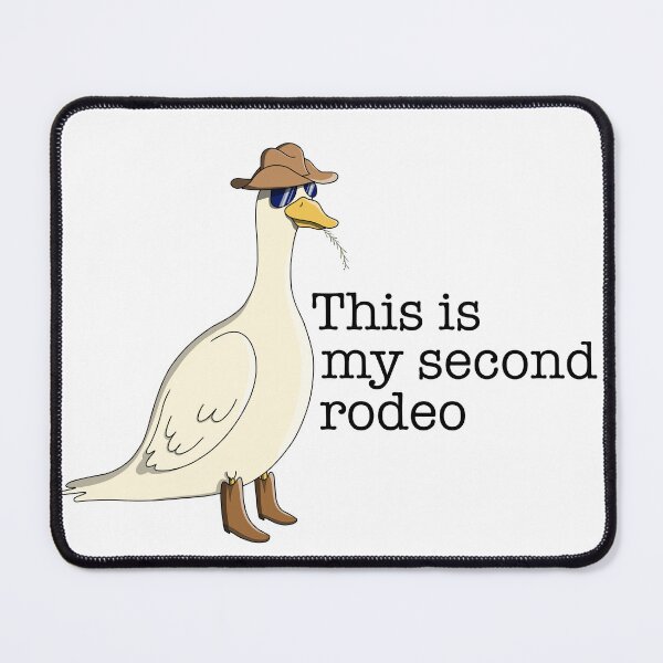 Item preview, Second Rodeo Goose Sticker - Hilarious Goose Decal for Laptop, Water Bottle, T Shirt and more designed and sold by The Doodler.