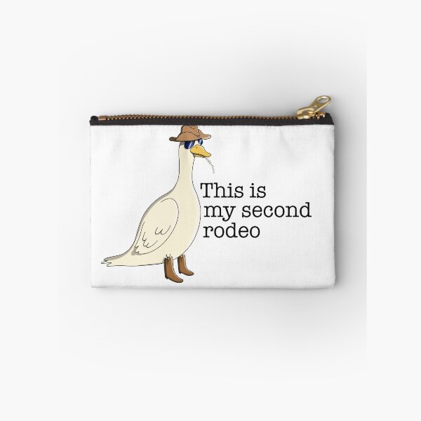 Item preview, Second Rodeo Goose Sticker - Hilarious Goose Decal for Laptop, Water Bottle, T Shirt and more designed and sold by The Doodler.