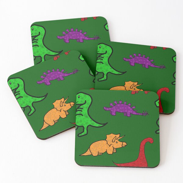 Item preview, Dinosaur sponges - Dark Green designed and sold by Snowroseblossom.