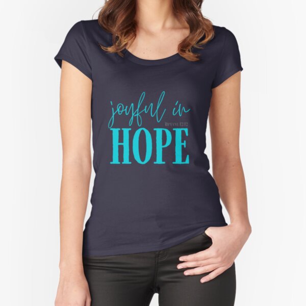 Item preview, Joyful in Hope T-shirt Romans 12:12 Bible Verse Shirt Faith-based Wear designed and sold by Joyful-In-Hope.
