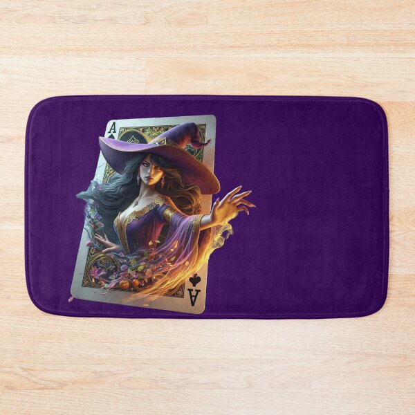 Item preview, Enchanting Morgana – Ace of Spades Witch designed and sold by The Digital Compass.