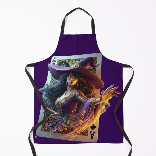Item preview, Enchanting Morgana – Ace of Spades Witch designed and sold by The Digital Compass.