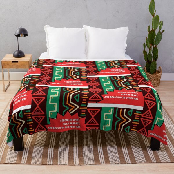 Item preview, Strong in Spirit, Bold in Heart – Afro-Inspired Empowerment Design designed and sold by WHDProduction45.