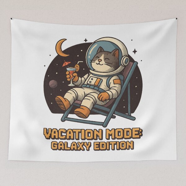 Item preview, Space Cat  designed and sold by MindfluxStudio.