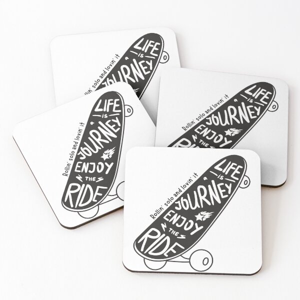 Item preview, Life is a Journey Enjoy the Ride | Skateboard Typography Motivational Design designed and sold by Gumaga-Store.