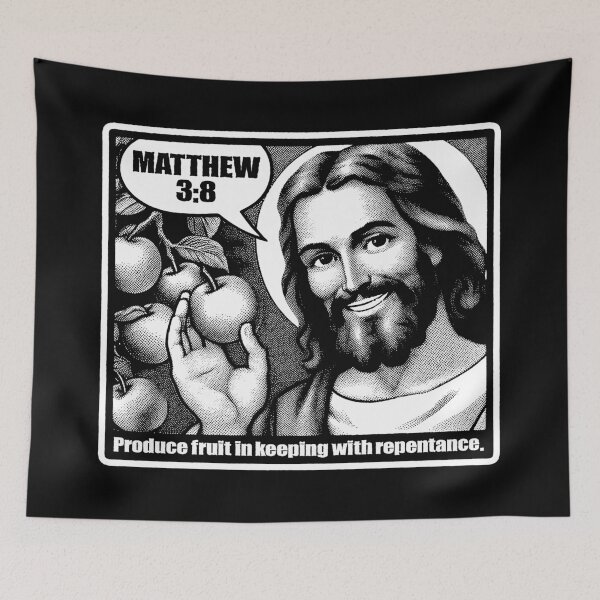 Item preview, Matthew 3:8 Produce Fruit In Keeping With Repentance designed and sold by plushism.