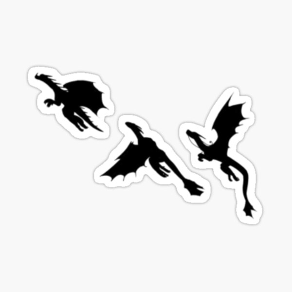 Item preview, Group of flying dragons designed and sold by PtitDragonne.