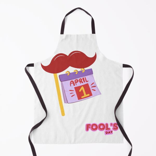 Item preview, April Fool's Day Design | Funny Calendar and Mustache Illustration designed and sold by Gumaga-Store.