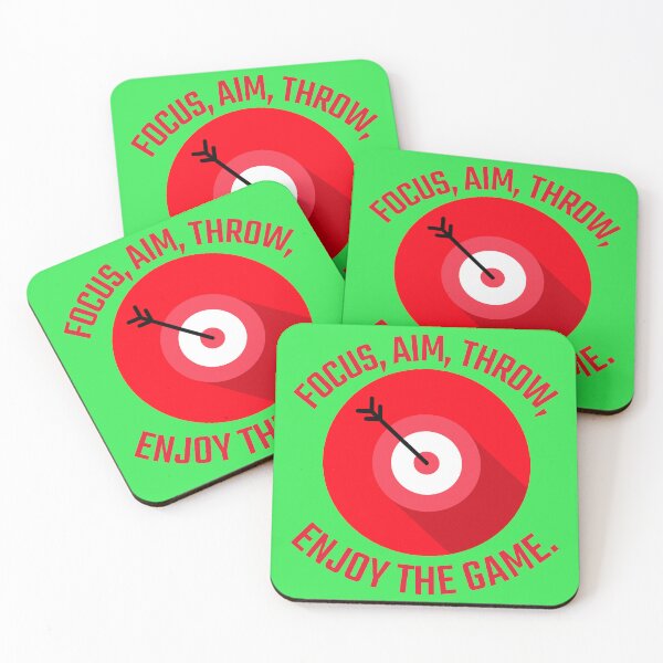 Item preview, Focus, aim, throw, enjoy the game. designed and sold by Snarkers Promotions .
