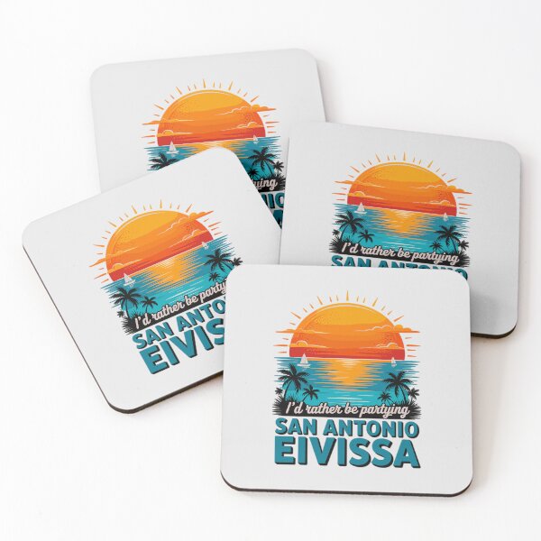 Item preview,  Ravers gift – I’d Rather Be partying in San Antonio – Tropical Sunset Summer Vibes Design designed and sold by paulo silveira.