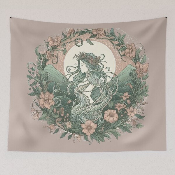 Item preview, Gaia, Primordial Goddess of Earth and Life designed and sold by Roberta Calabrese.