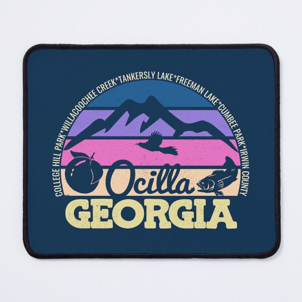 Item preview, Ocilla Georgia Sunset Retro Vintage Local Pride Logo designed and sold by CRHPOD20.