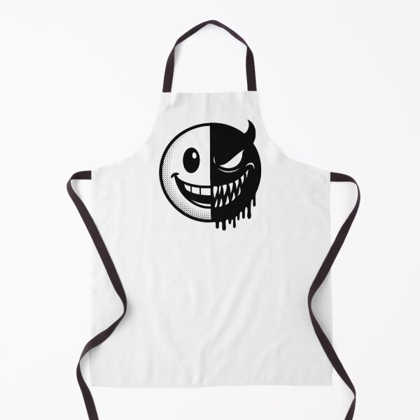 Item preview, Dual-Face Drip Tee | Smiley vs. Devilish Contrast designed and sold by MarCinu Art.