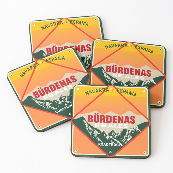 Item preview, Discover the Wild Beauty of Bárdenas Reales | Vintage Road Sign Design from Navarra, Spain designed and sold by infinitty art.