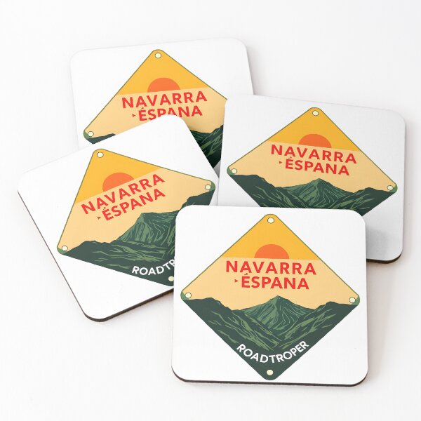 Item preview, Discover the Wild Beauty of Bárdenas Reales | Vintage Road Sign Design from Navarra, Spain designed and sold by infinitty art.