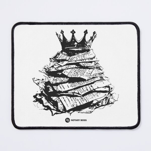 Item preview, Notary Boss – Crowned Authority | Legal & Regal Design designed and sold by NotaryLife.