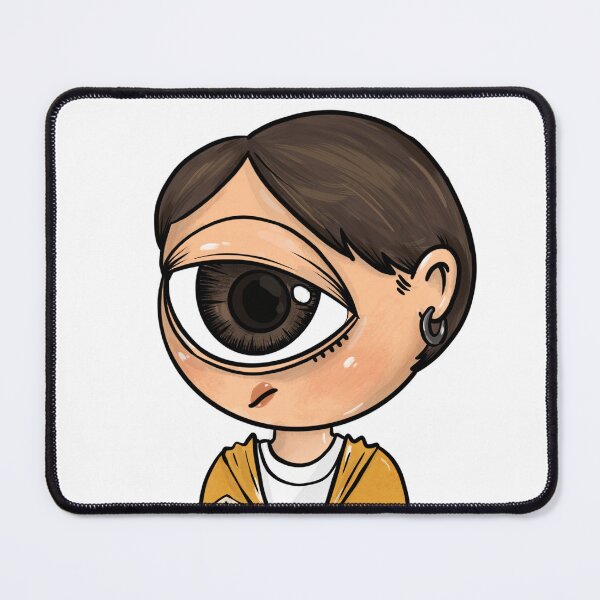 Item preview, Mono Look No.01 – The Alien Who Watches designed and sold by PipitArt.