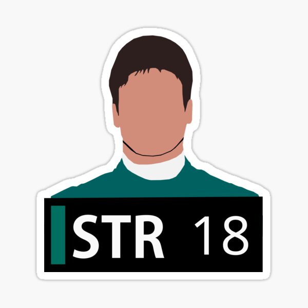 Item preview, Lance Stroll illustration designed and sold by ZooStateofMind.