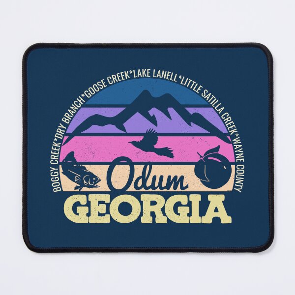 Item preview, Odum Georgia Sunset Retro Vintage Local Pride Logo designed and sold by CRHPOD20.