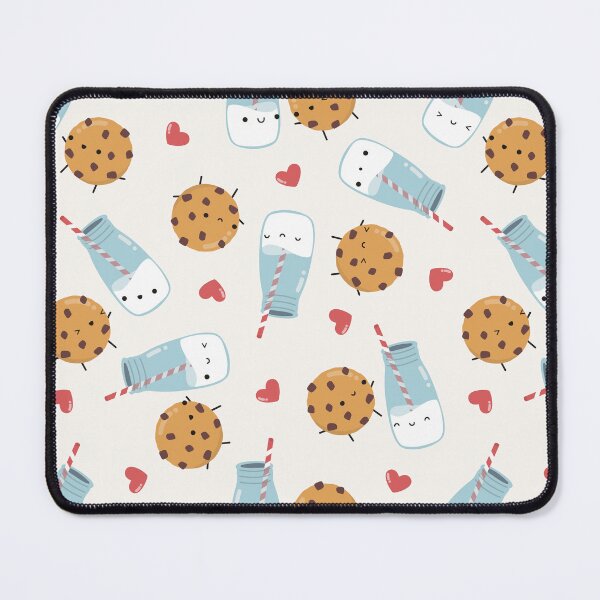 Item preview, kawaii milk and cookies - better together (off white) designed and sold by Becca Alessi.