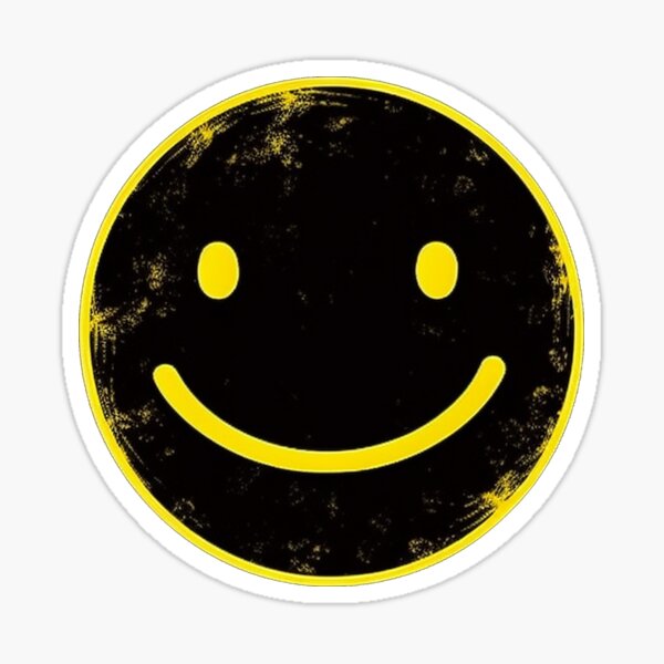 Item preview, Minimalist Outline Smiley Face T-Shirt - Yellow and Black Sleek Design designed and sold by future-tales.