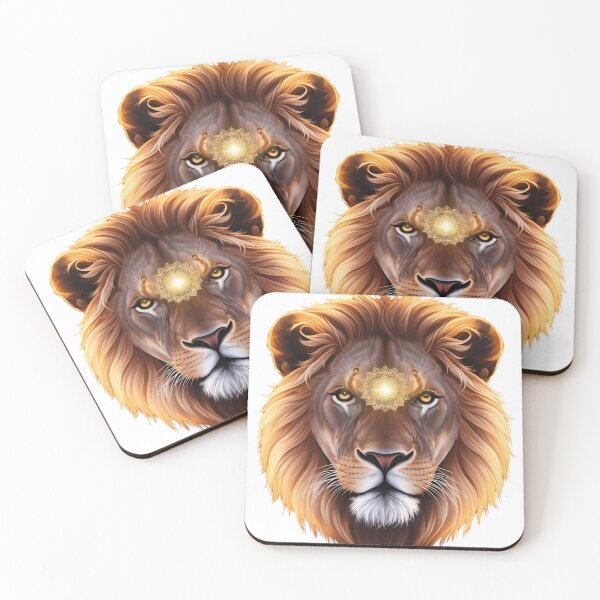 Item preview, Lion of Courage and 3rd Eye Vision. Lions Head. 3rd Eye Chakra. Strength. Spiritual Warrior. designed and sold by ShaktiAmara.