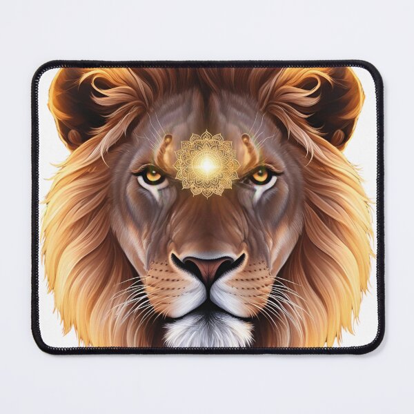Item preview, Lion of Courage and 3rd Eye Vision. Lions Head. 3rd Eye Chakra. Strength. Spiritual Warrior. designed and sold by ShaktiAmara.