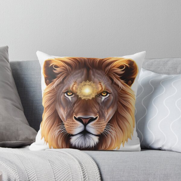 Item preview, Lion of Courage and 3rd Eye Vision. Lions Head. 3rd Eye Chakra. Strength. Spiritual Warrior. designed and sold by ShaktiAmara.