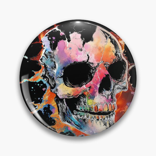 Item preview, Coloful Skull designed and sold by Karen Wood.